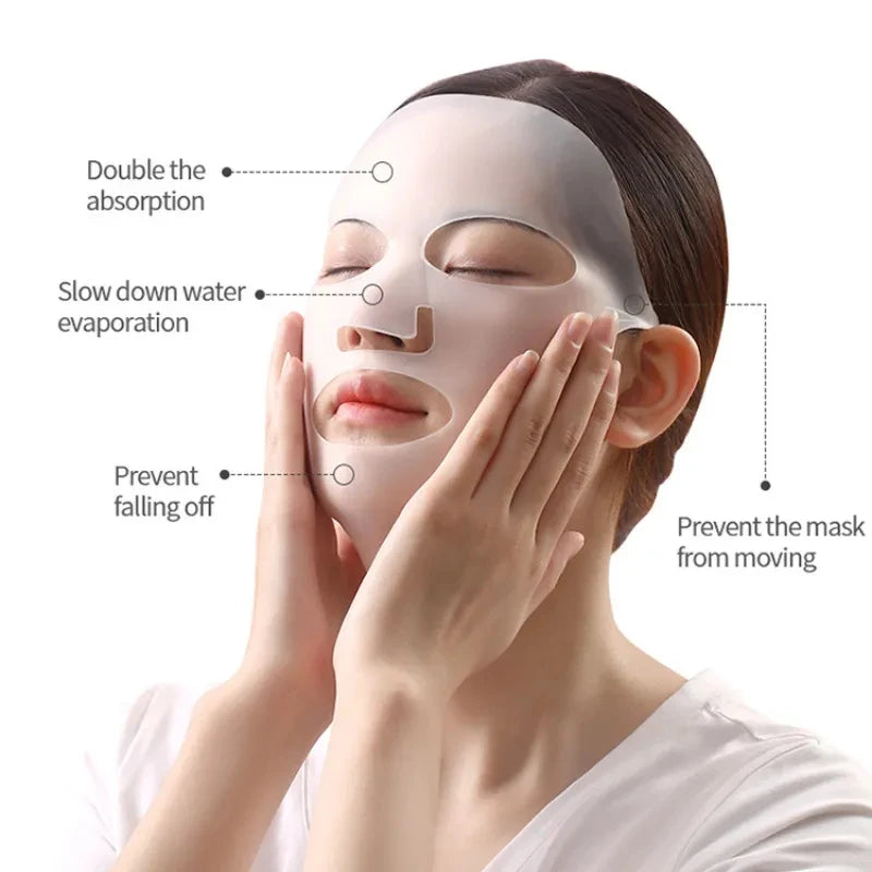 Skincare 3D Mask  - Máscara de Silicone Reutilizável